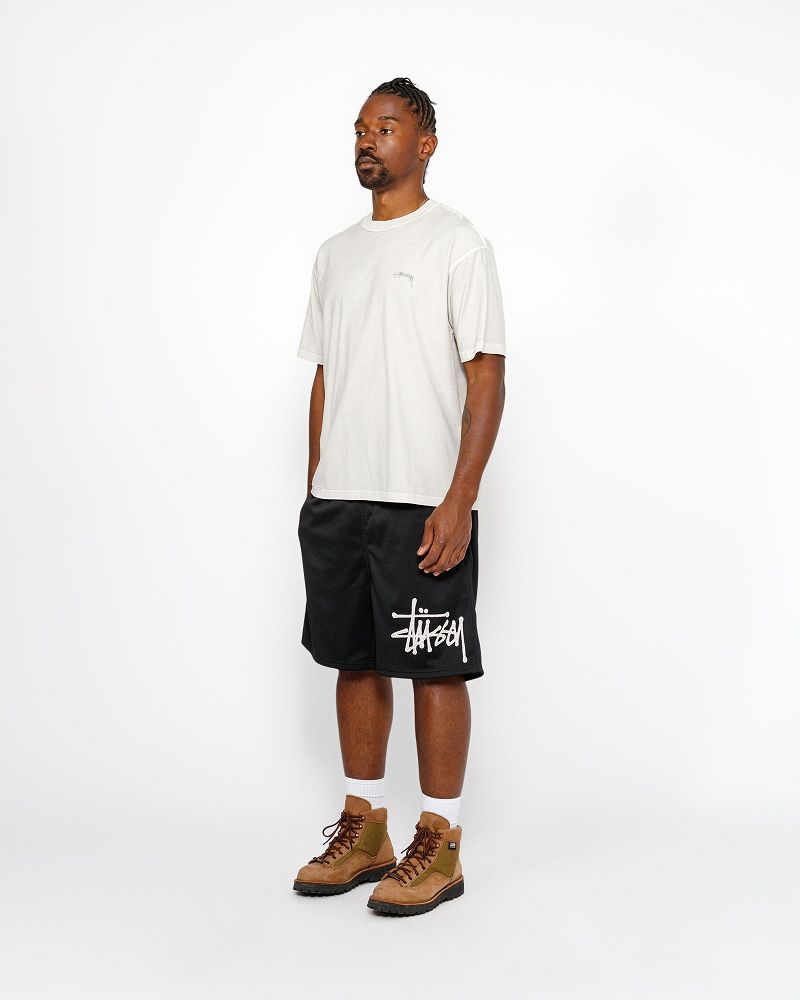 STUSSY MESH SHORT BIG BASIC Noir | STUSSY-56071