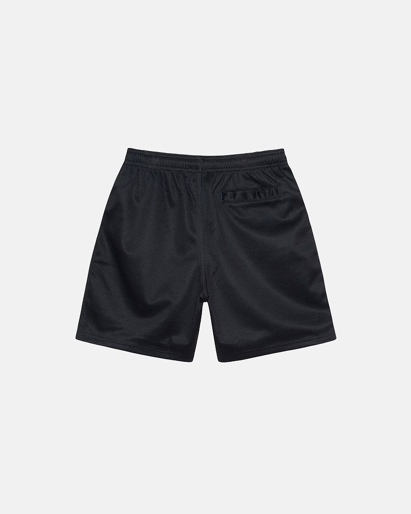 STUSSY MESH SHORT BIG BASIC Noir | STUSSY-56071