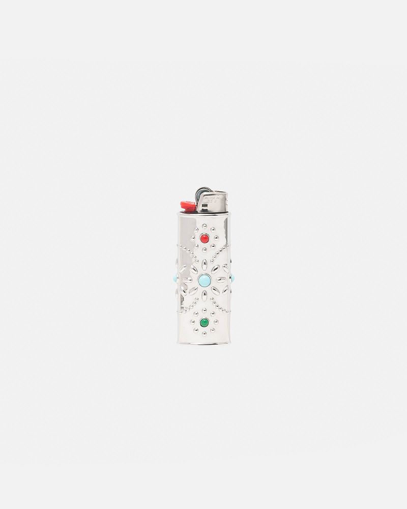 STUSSY METAL BEJEWELED LIGHTER CASE | STUSSY-55862