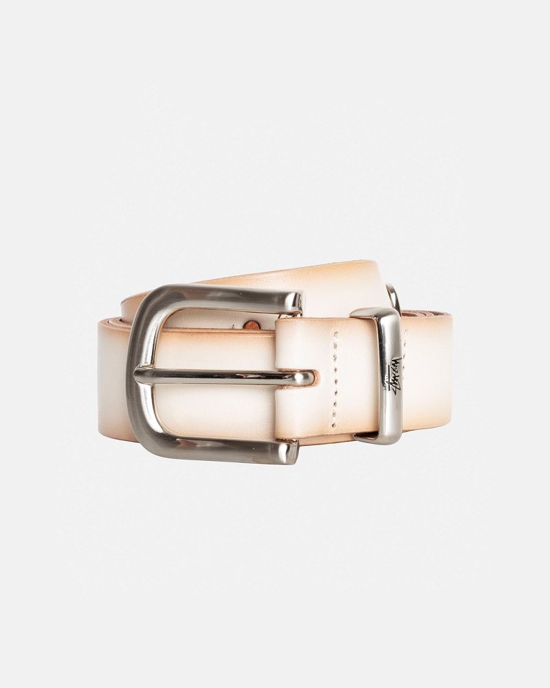 STUSSY METAL S TIP BELT Beige | STUSSY-55909
