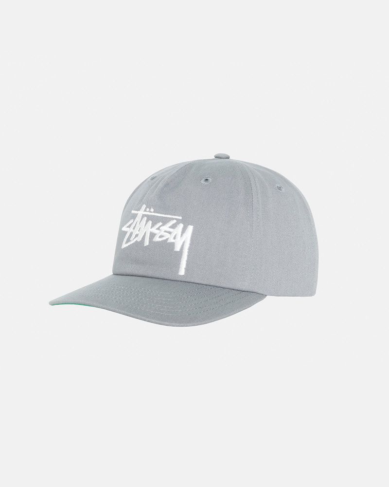 STUSSY MID-DEPTH BIG STOCK SNAPBACK Grise | STUSSY-55991