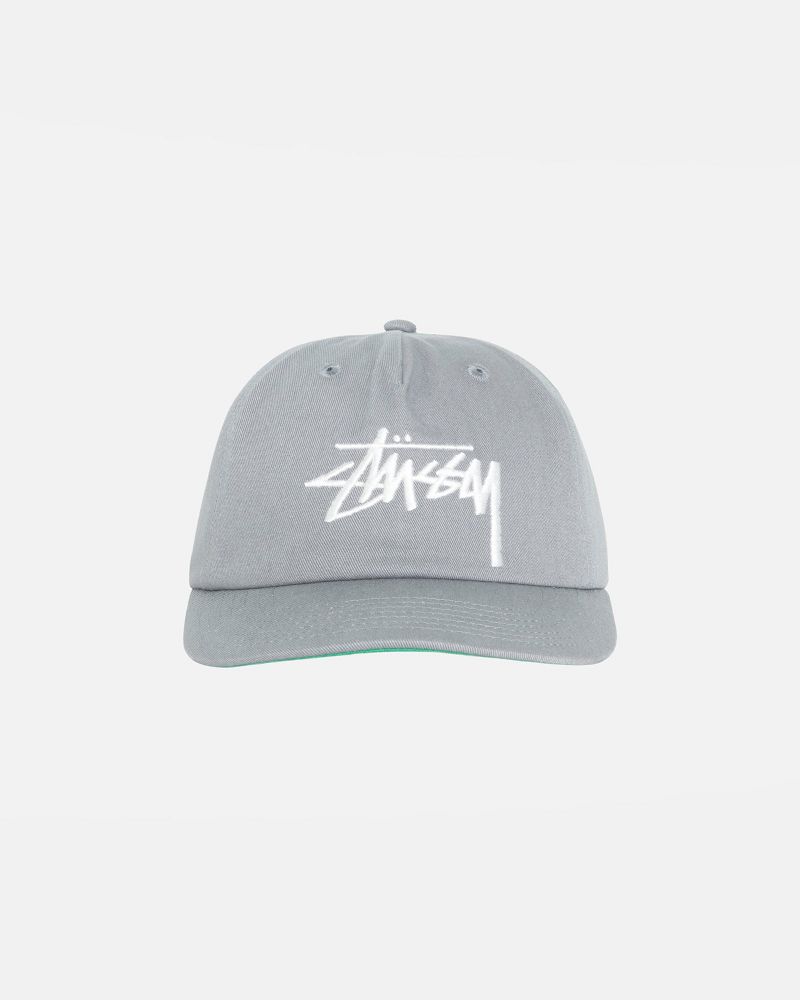 STUSSY MID-DEPTH BIG STOCK SNAPBACK Grise | STUSSY-55991