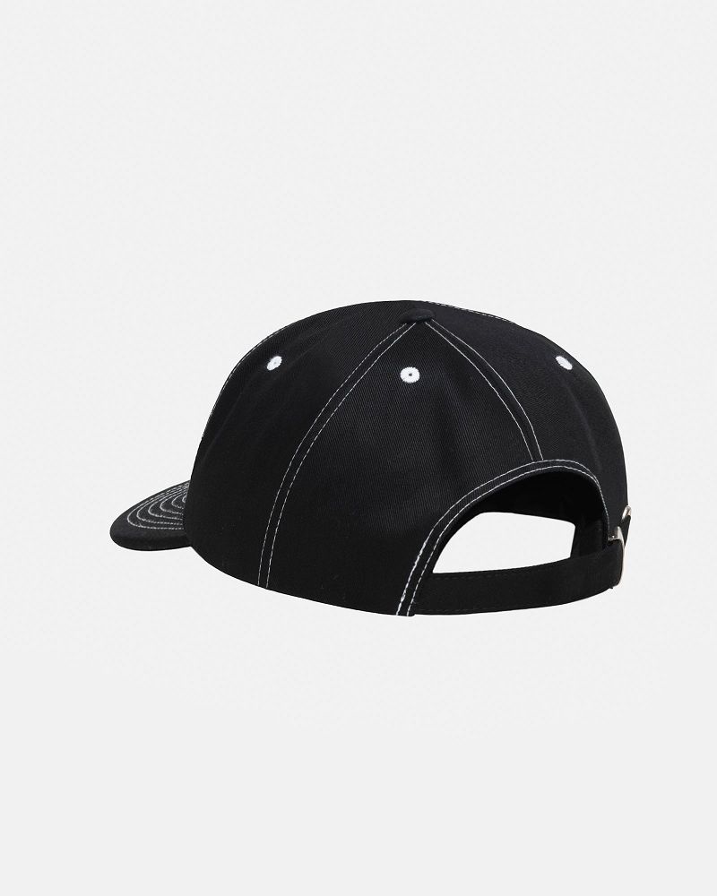 STUSSY MID-DEPTH SERVICE STRAPBACK Noir | STUSSY-56000