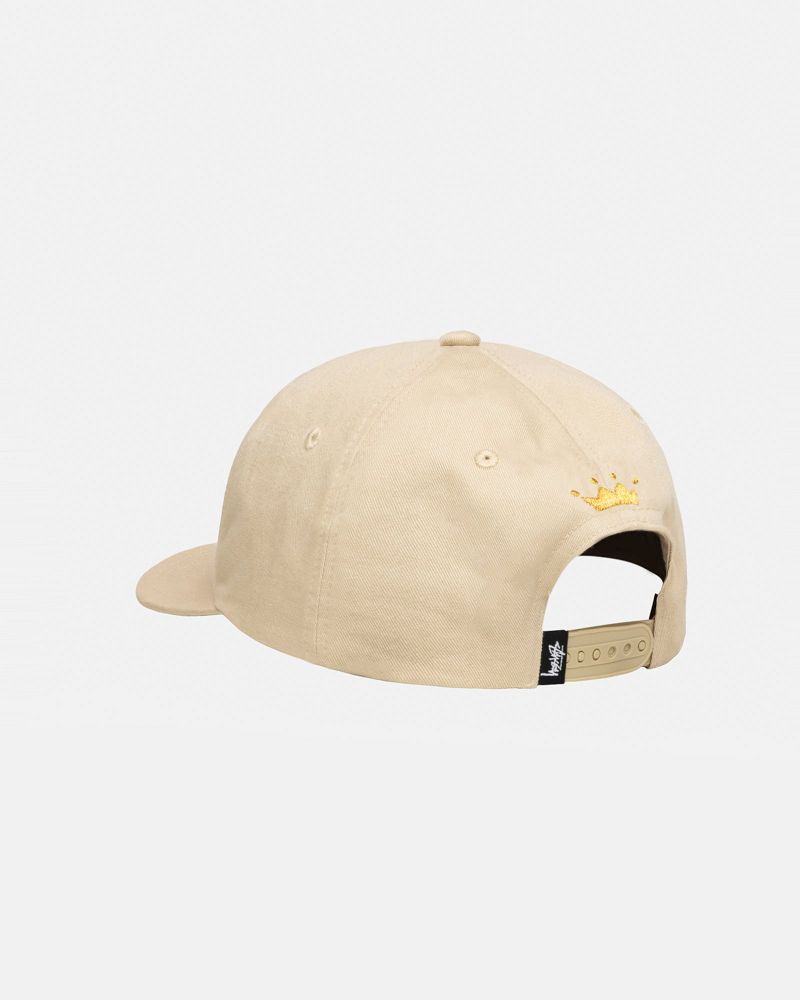 STUSSY MID-DEPTH SPORT SNAPBACK Beige Doré | STUSSY-55979
