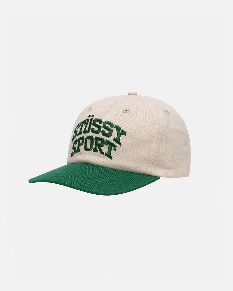 STUSSY MID-DEPTH SPORT SNAPBACK Beige | STUSSY-55982