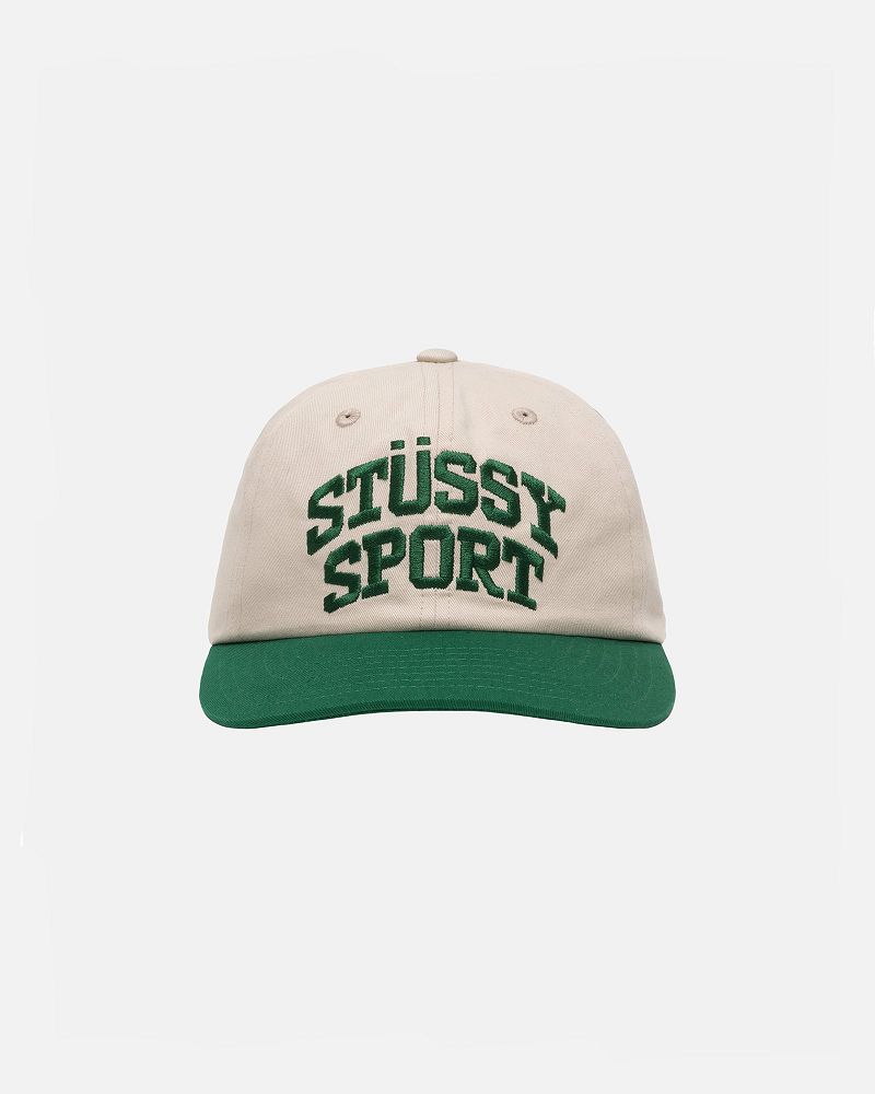 STUSSY MID-DEPTH SPORT SNAPBACK Beige | STUSSY-55982