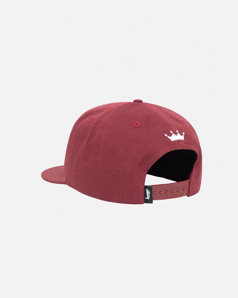 STUSSY MID-DEPTH SPORT SNAPBACK Bordeaux | STUSSY-55983
