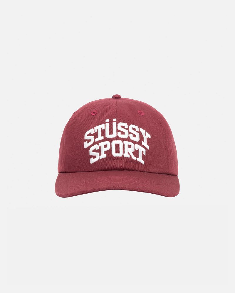 STUSSY MID-DEPTH SPORT SNAPBACK Bordeaux | STUSSY-55983