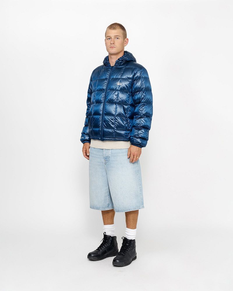 STUSSY MIDWEIGHT HOODED PUFFER Bleu Royal | STUSSY-56362
