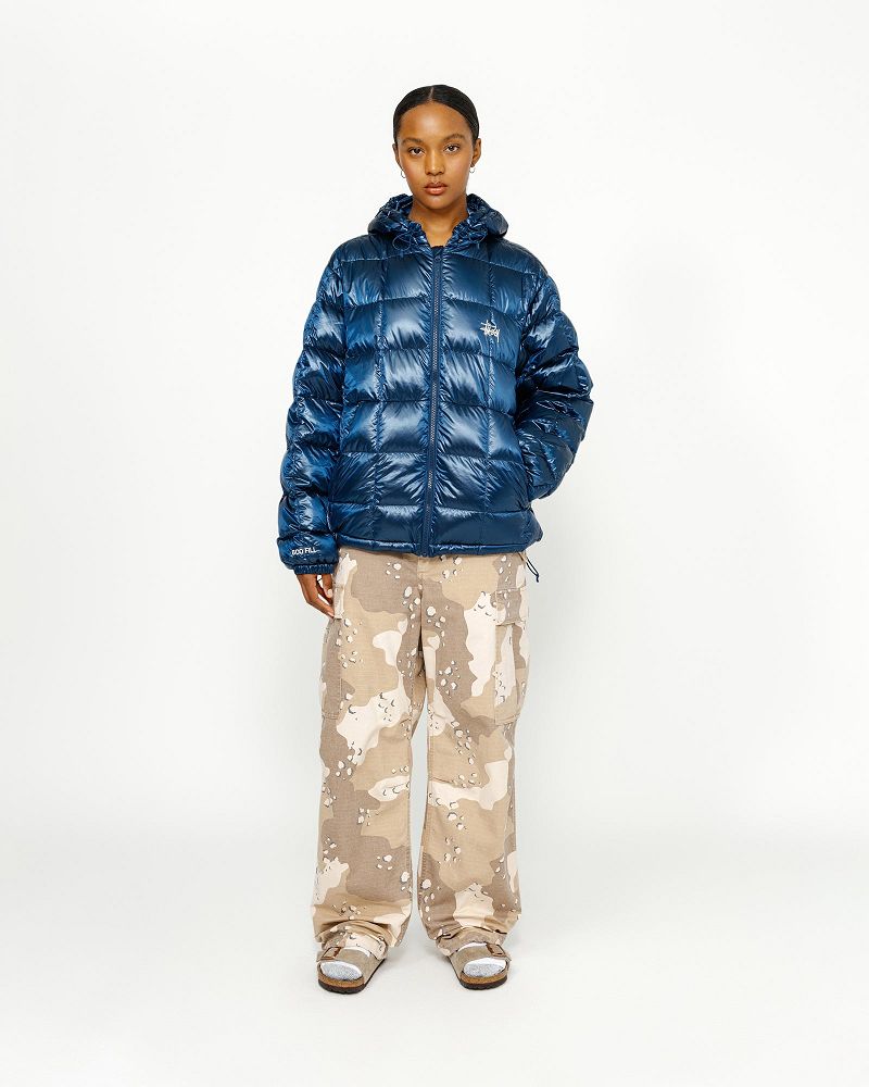 STUSSY MIDWEIGHT HOODED PUFFER Bleu Royal | STUSSY-56362