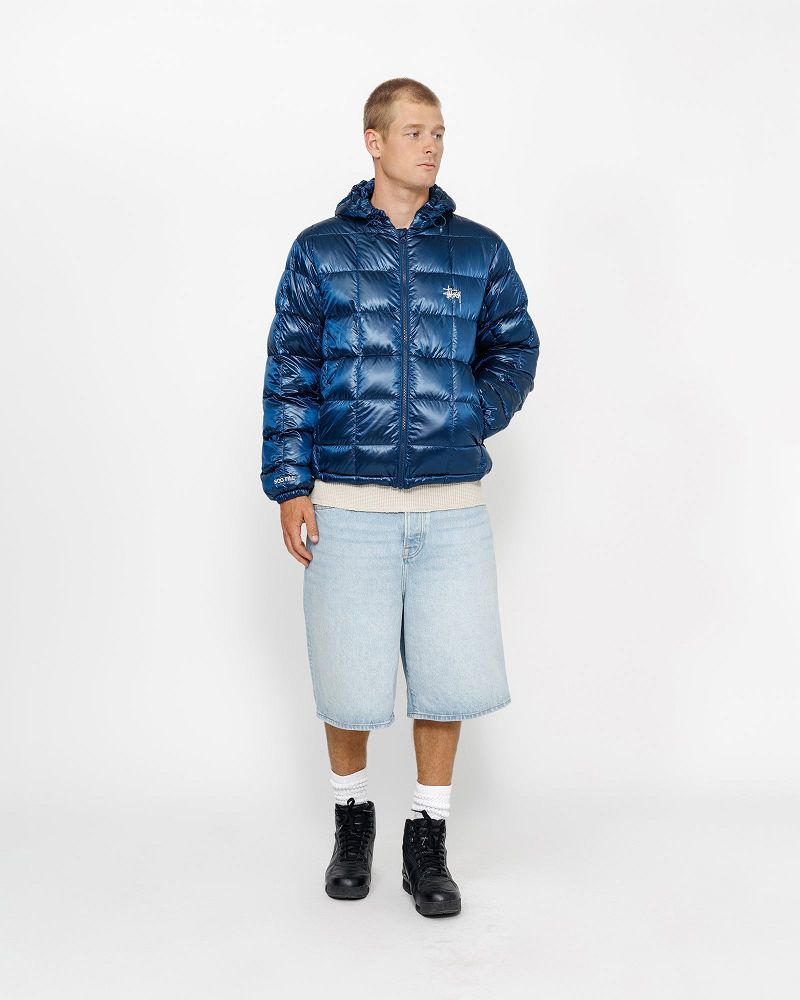 STUSSY MIDWEIGHT HOODED PUFFER Bleu Royal | STUSSY-56362