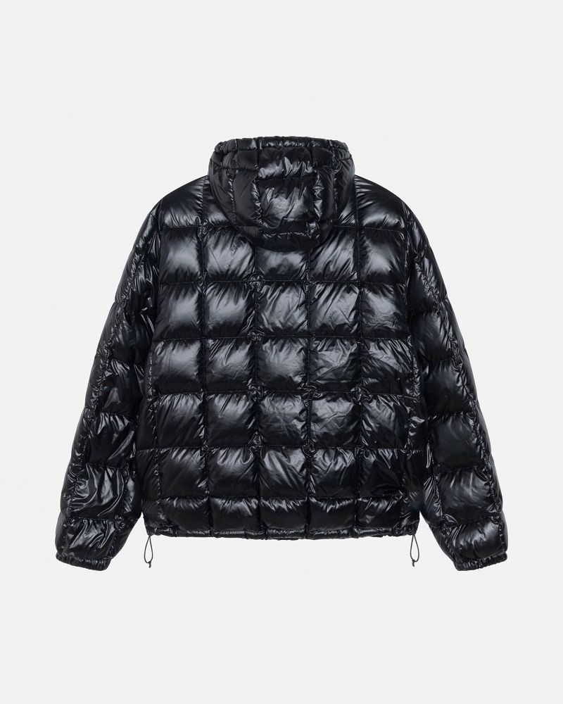 STUSSY MIDWEIGHT HOODED PUFFER Noir | STUSSY-56359