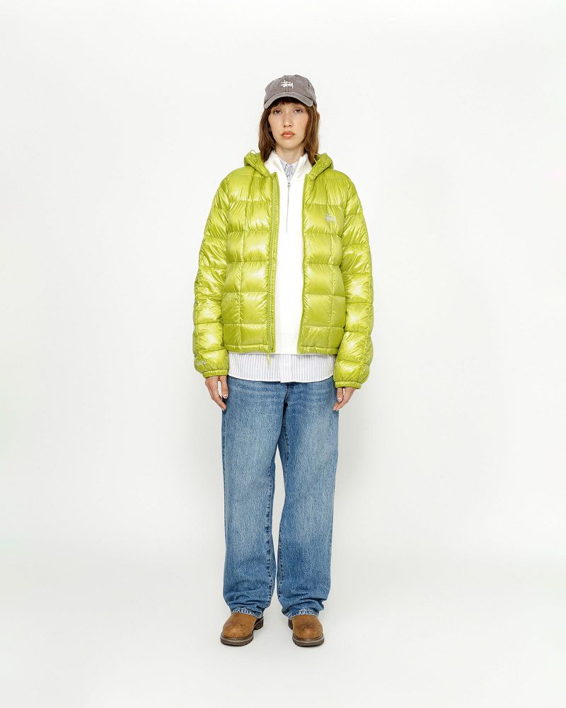STUSSY MIDWEIGHT HOODED PUFFER Vert Clair | STUSSY-56360