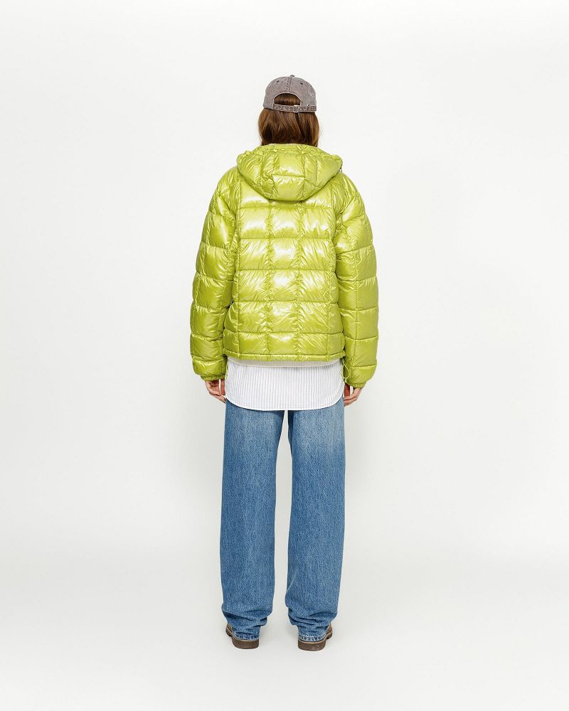 STUSSY MIDWEIGHT HOODED PUFFER Vert Clair | STUSSY-56360