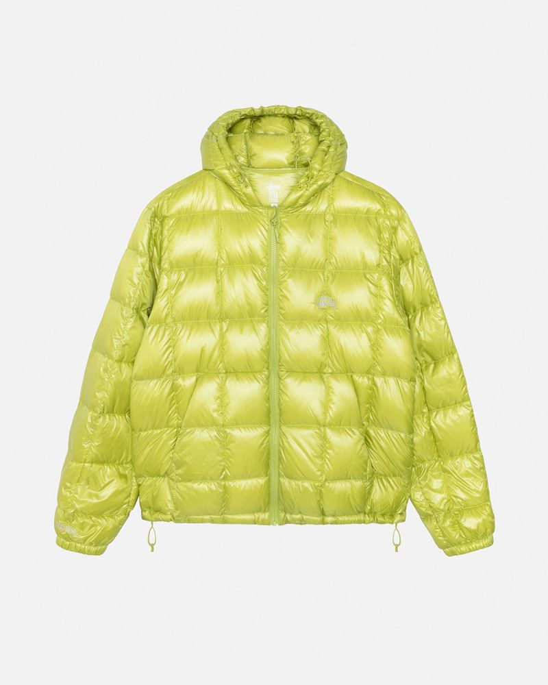 STUSSY MIDWEIGHT HOODED PUFFER Vert Clair | STUSSY-56360