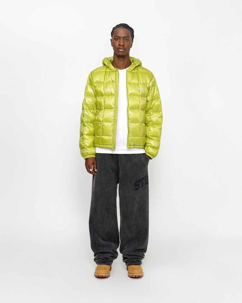 STUSSY MIDWEIGHT HOODED PUFFER Vert Clair | STUSSY-56360