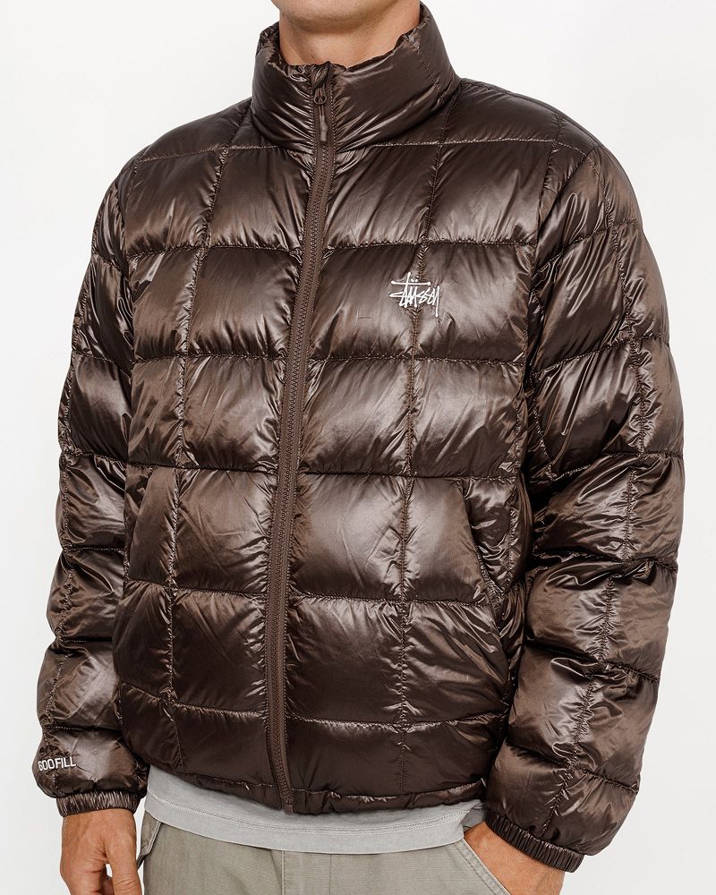 STUSSY MIDWEIGHT PUFFER Marron | STUSSY-56357