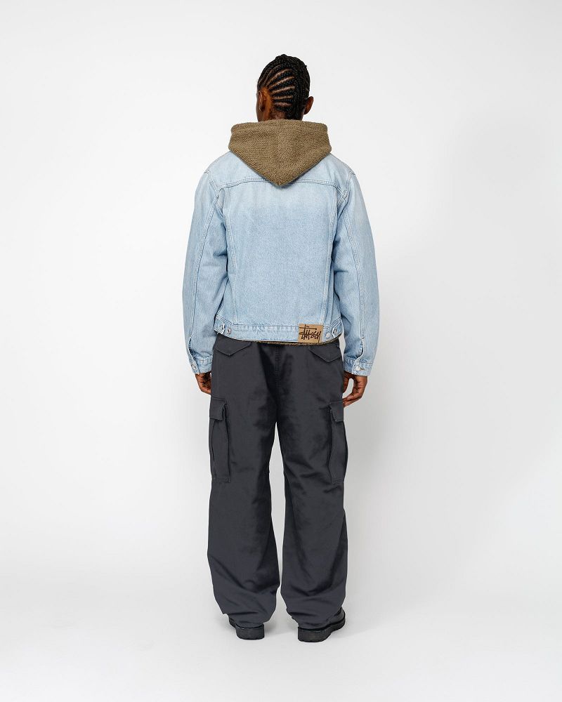 STUSSY MILITARY CARGO PANT RIPSTOP Noir | STUSSY-56082