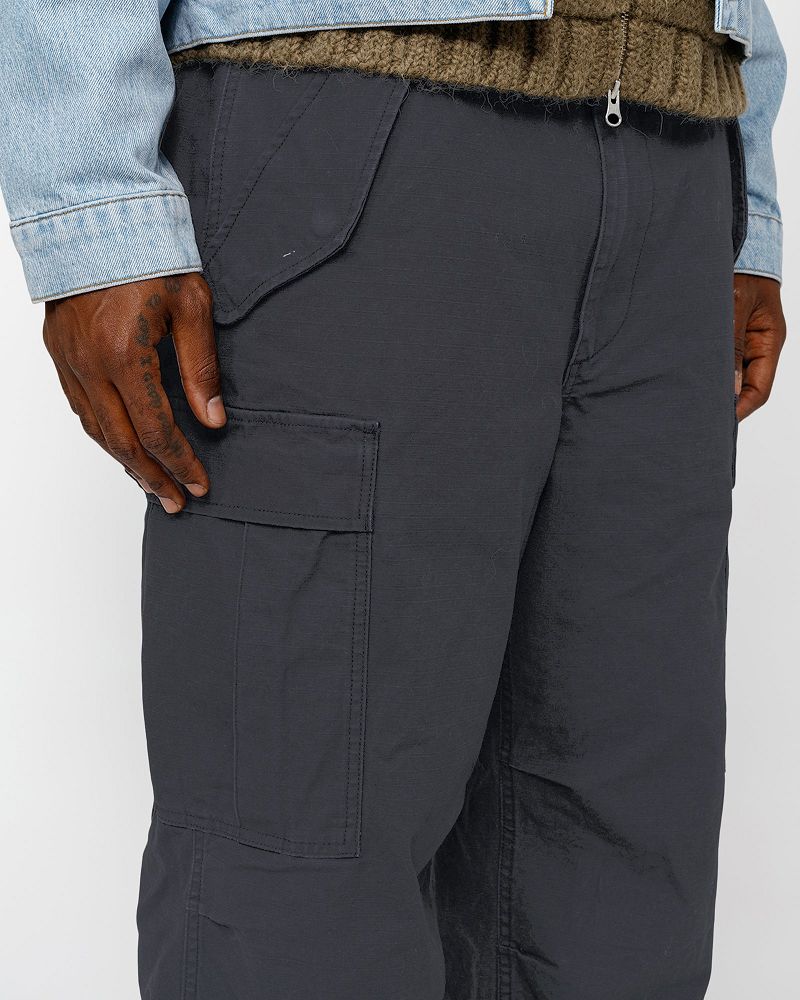 STUSSY MILITARY CARGO PANT RIPSTOP Noir | STUSSY-56082