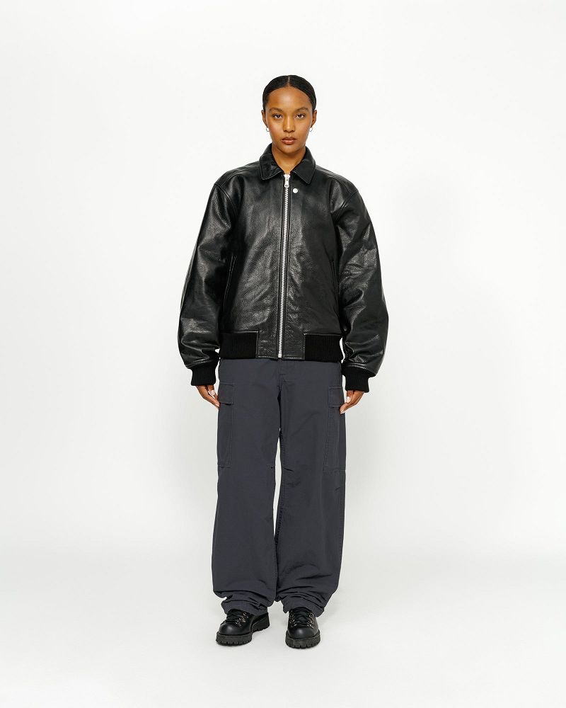 STUSSY MILITARY CARGO PANT RIPSTOP Noir | STUSSY-56082