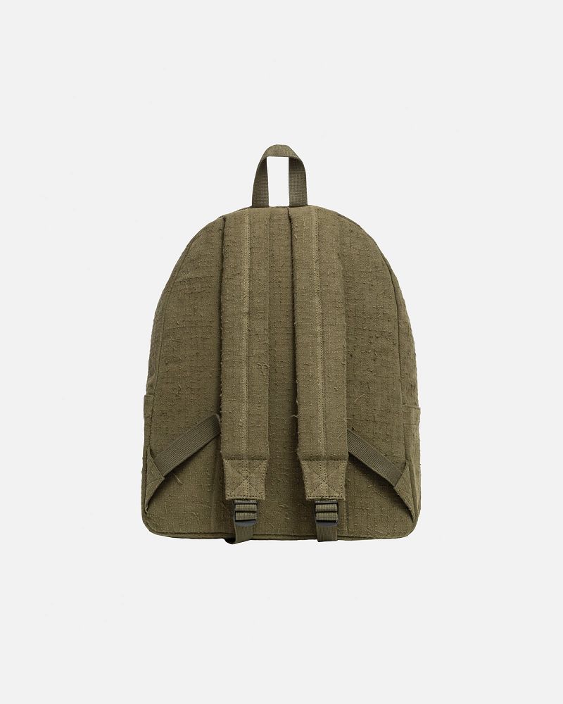 STUSSY NEEDLE PUNCH BACKPACK Vert Olive | STUSSY-55888