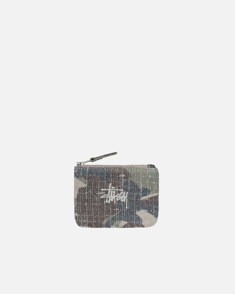STUSSY NEEDLE PUNCH COIN POUCH Camouflage | STUSSY-55885