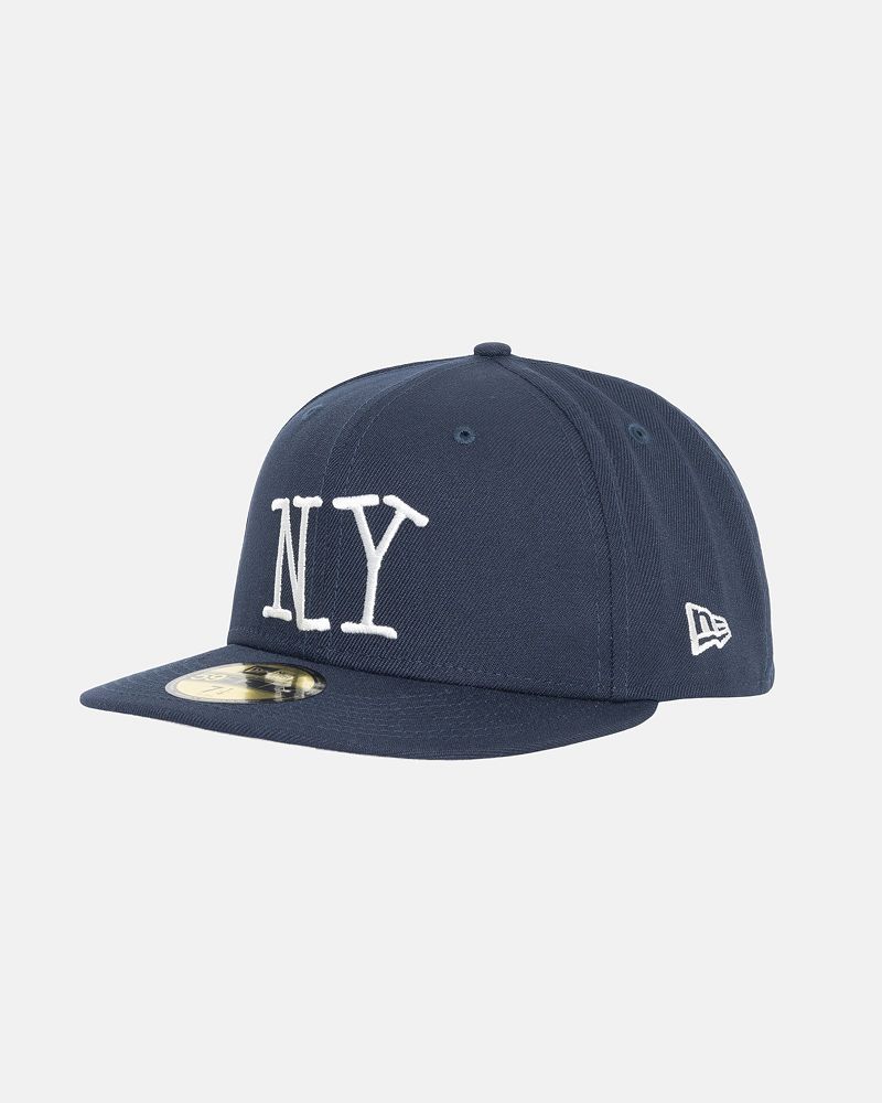 STUSSY NEW ERA 59FIFTY NY Bleu Marine | STUSSY-55996