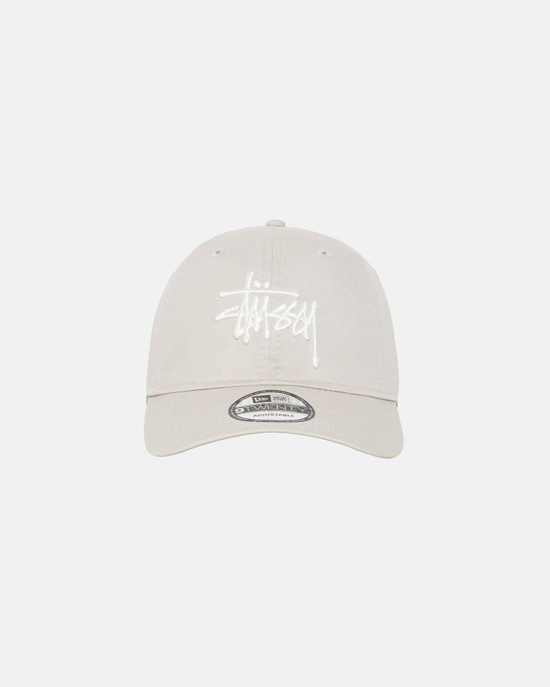 STUSSY NEW ERA 9TWENTY BASIC STRAPBACK Grise | STUSSY-55971