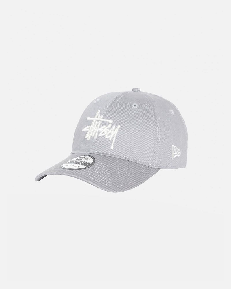 STUSSY NEW ERA 9TWENTY BASIC STRAPBACK Grise | STUSSY-55967
