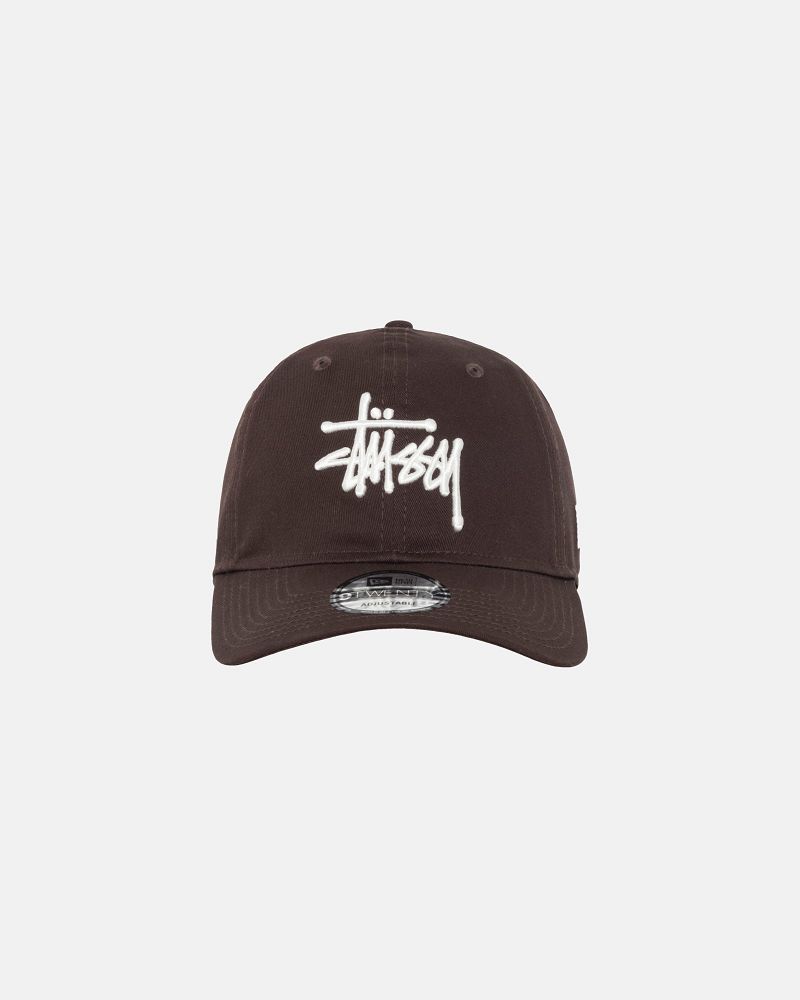 STUSSY NEW ERA 9TWENTY BASIC STRAPBACK Marron | STUSSY-55965