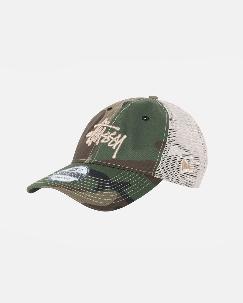 STUSSY NEW ERA 9TWENTY BASIC TRUCKER Camouflage | STUSSY-55959