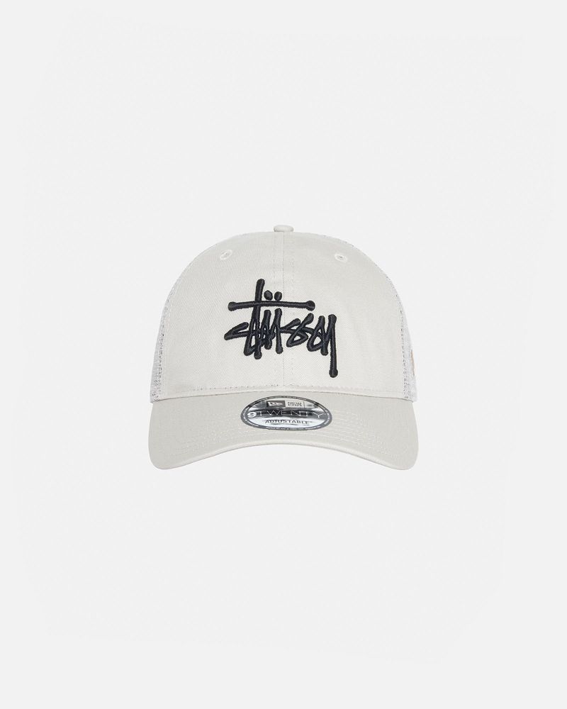 STUSSY NEW ERA 9TWENTY BASIC TRUCKER Grise | STUSSY-55963
