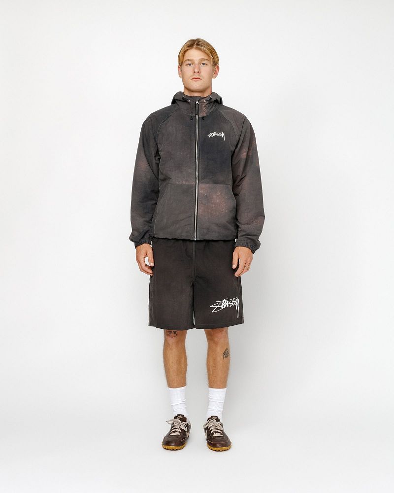 STUSSY NYLON SHORT WAVE DYE Noir | STUSSY-56070