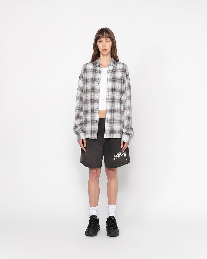 STUSSY NYLON SHORT WAVE DYE Noir | STUSSY-56070