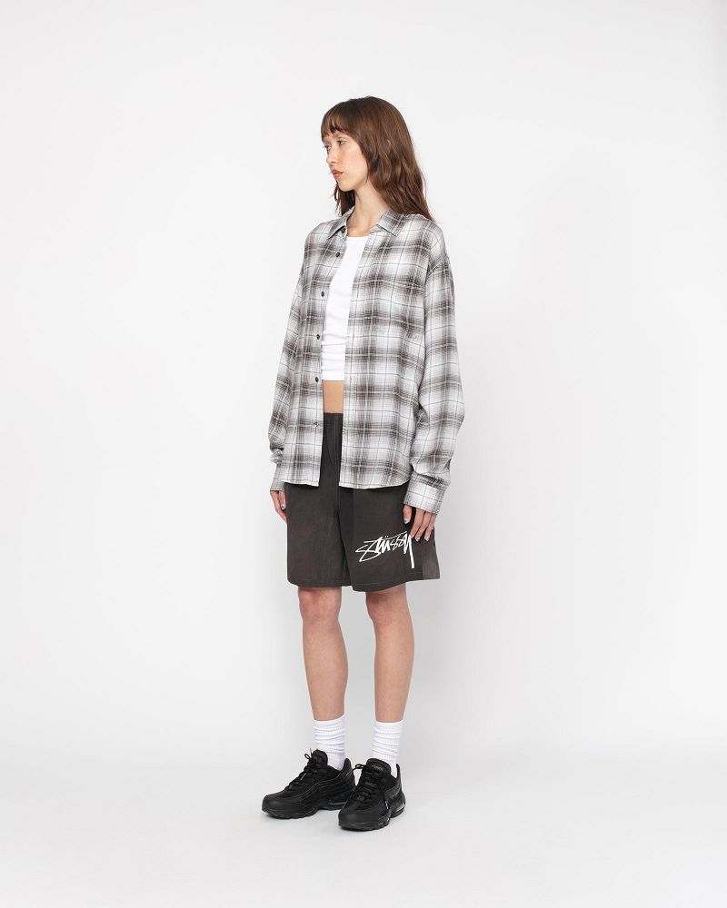 STUSSY NYLON SHORT WAVE DYE Noir | STUSSY-56070