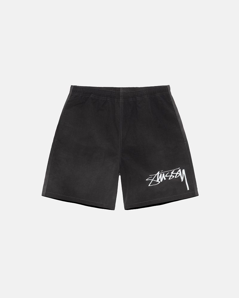 STUSSY NYLON SHORT WAVE DYE Noir | STUSSY-56070