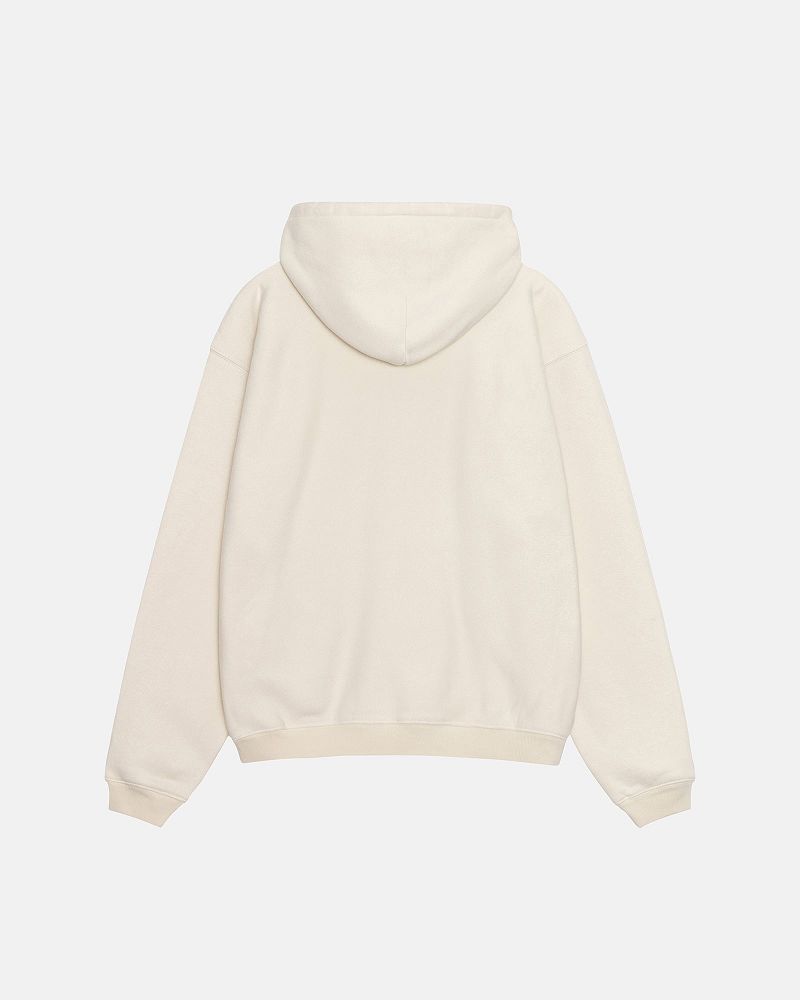 STUSSY RELAXED HOODIE INTERNATIONAL Blanche | STUSSY-55851