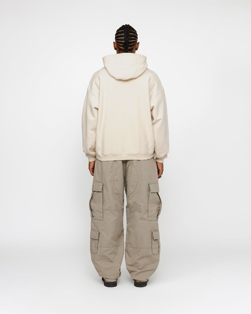 STUSSY RELAXED HOODIE INTERNATIONAL Blanche | STUSSY-55851