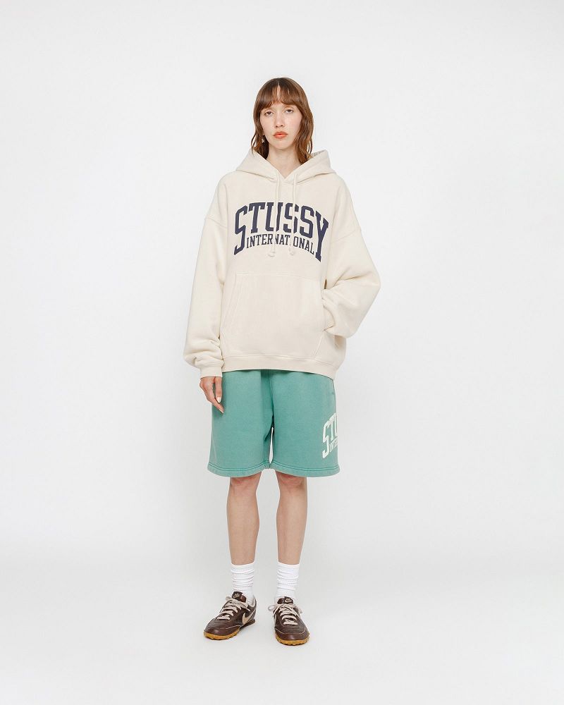 STUSSY RELAXED HOODIE INTERNATIONAL Blanche | STUSSY-55851
