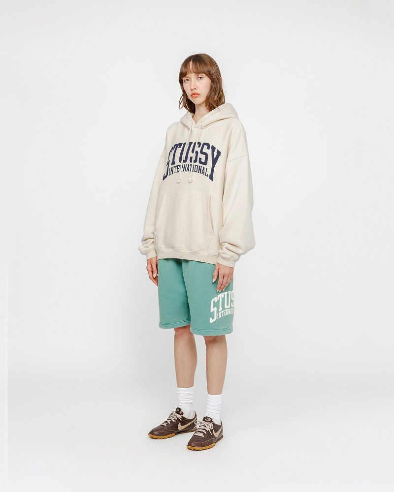 STUSSY RELAXED HOODIE INTERNATIONAL Blanche | STUSSY-55851