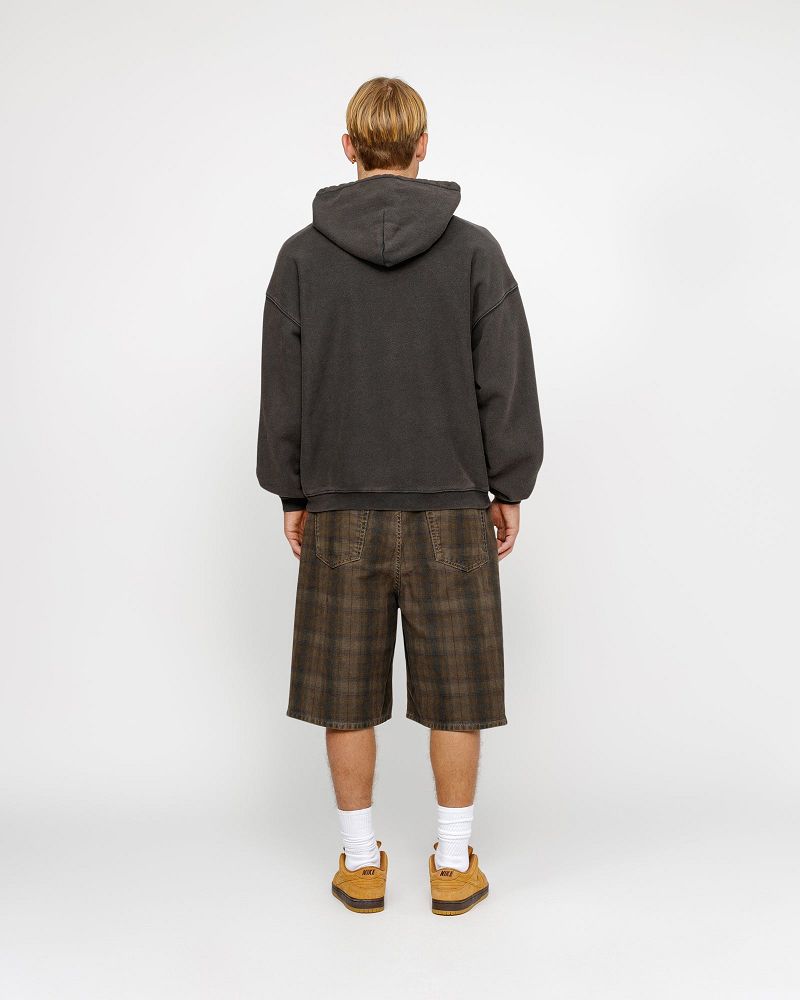 STUSSY RELAXED HOODIE INTERNATIONAL Noir | STUSSY-55850