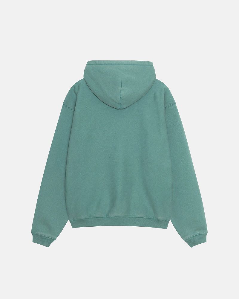 STUSSY RELAXED HOODIE INTERNATIONAL Turquoise | STUSSY-55853