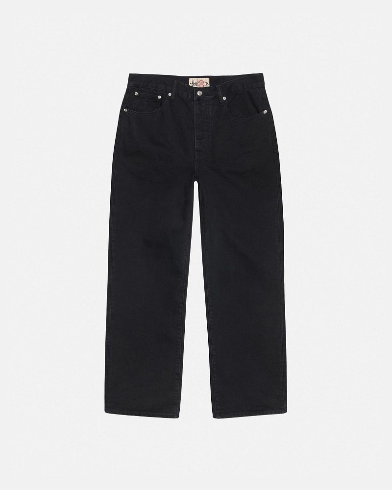 STUSSY RELAXED JEAN DENIM Noir | STUSSY-56092