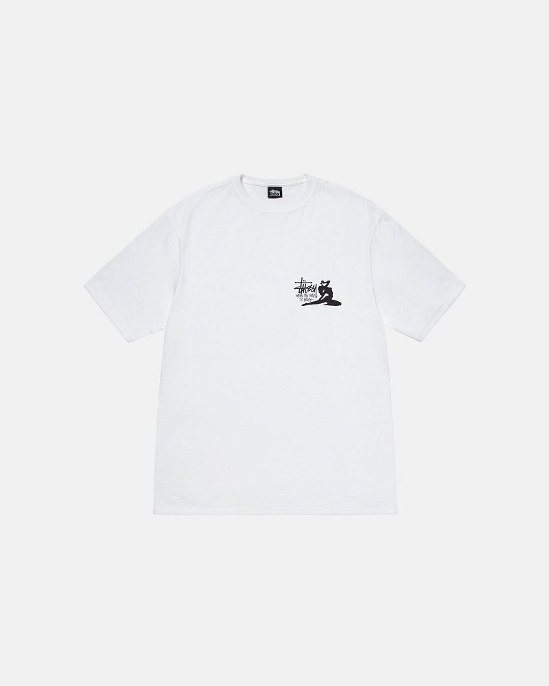 STUSSY RELAX TEE Blanche | STUSSY-56311