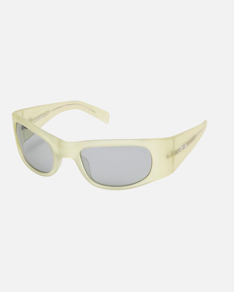 STUSSY RENE SUNGLASSES Jaune Grise Clair | STUSSY-55938