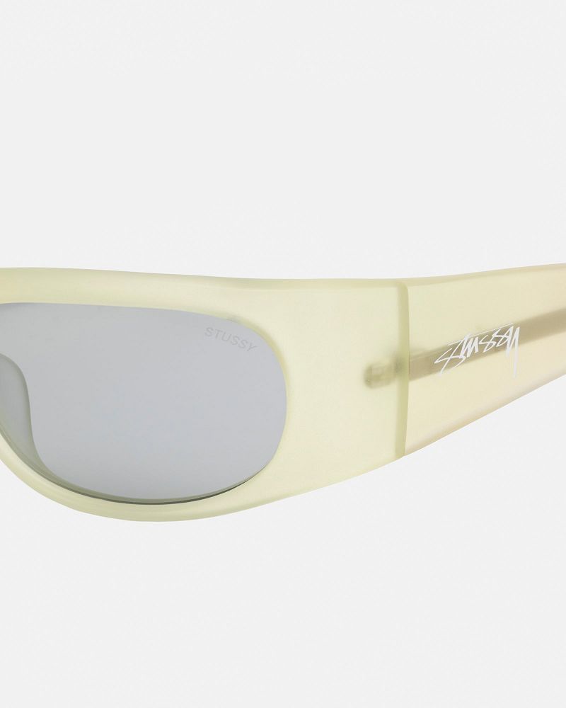 STUSSY RENE SUNGLASSES Jaune Grise Clair | STUSSY-55938