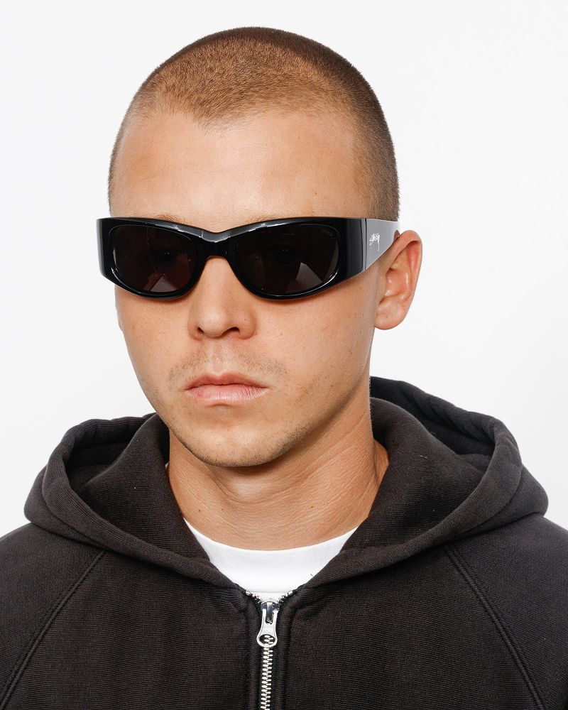 STUSSY RENE SUNGLASSES Noir Noir | STUSSY-55934
