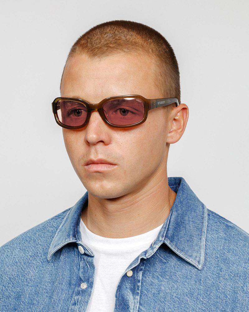 STUSSY ROME SUNGLASSES Marron Rose | STUSSY-55919
