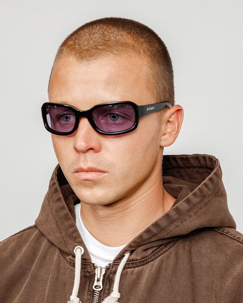 STUSSY ROME SUNGLASSES Noir Lavande | STUSSY-55916