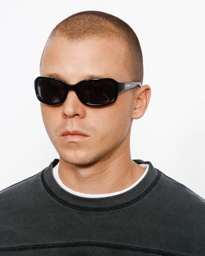 STUSSY ROME SUNGLASSES Noir Noir | STUSSY-55915